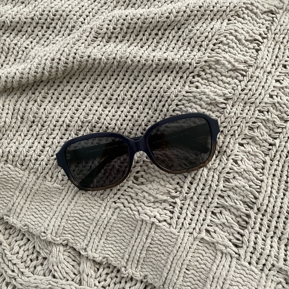Coach Navy Sand Sunglasses